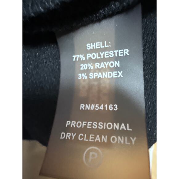 Calvin Klein Black Beige Tan Colorblock Sleeveless Mock Mini Sheath Dress Size S - Picture 5 of 5